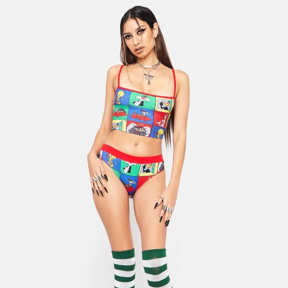 NWT Looney Tunes: Rare 🔥 Certified Loon Collectible Tank & Bottom Sleepwear Set